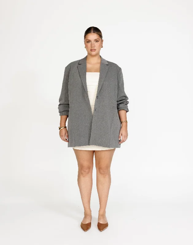 Ashwood Blazer (Grey) Stylish Blazer Jacket