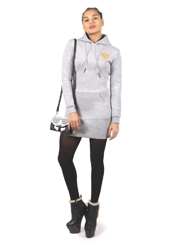 Gray Tunic Hoodie Hoodies for Streetwear