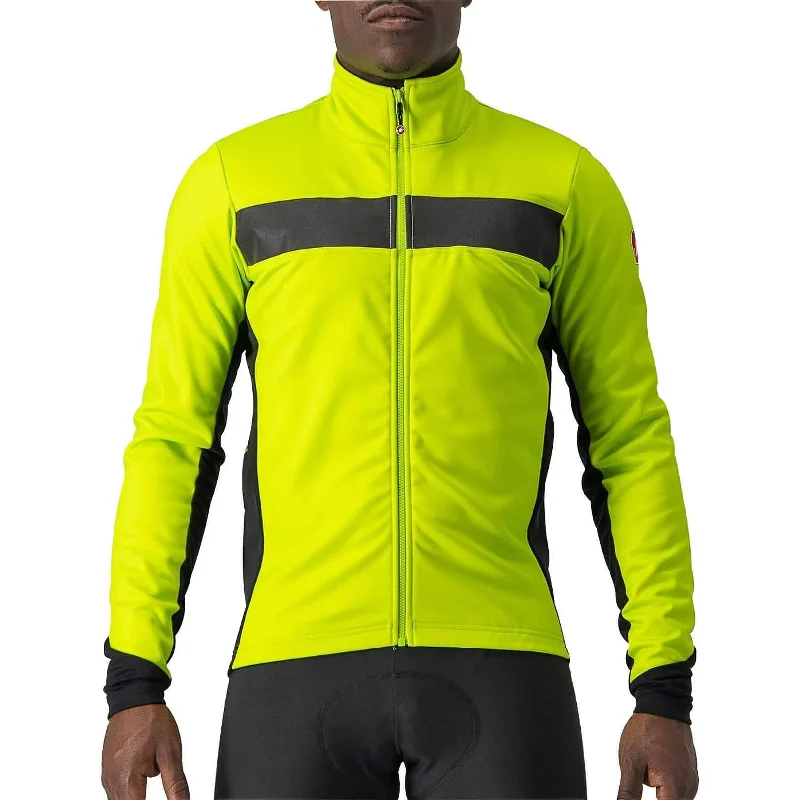 Castelli Raddoppia 3 Mens Cycling Jacket - Yellow Women's Adidas jackets