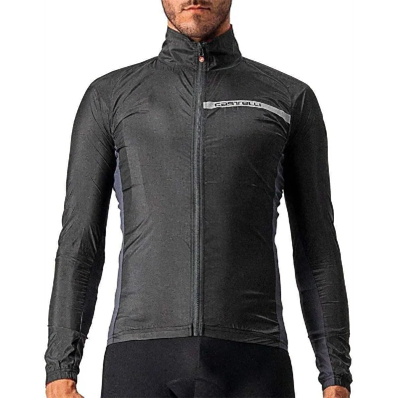 Castelli Squadra Stretch Mens Cycling Jacket - Black Women's travel-friendly jackets