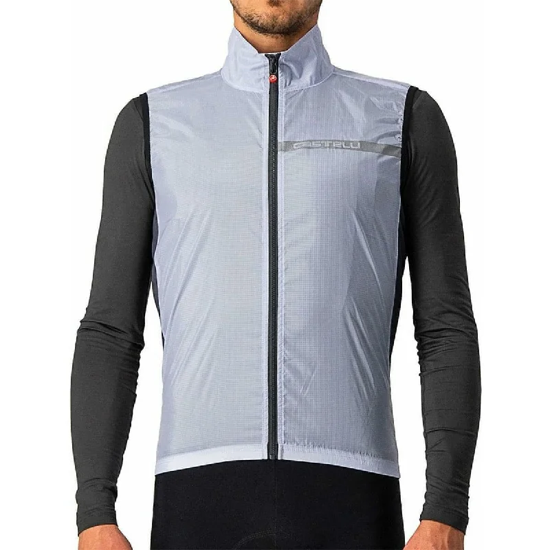 Castelli Squadra Stretch Mens Cycling Gilet - Silver Women's business casual jackets