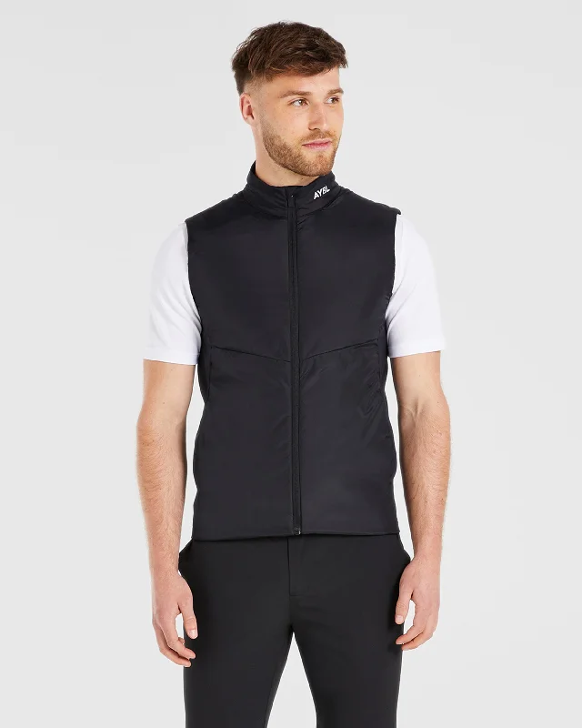 Performance Padded Gilet - Black Women's high-end jackets