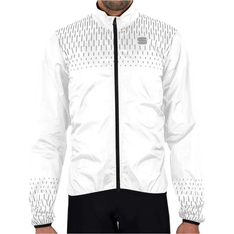 Sportful Reflex Mens Cycling Jacket - White Women's hooded jackets