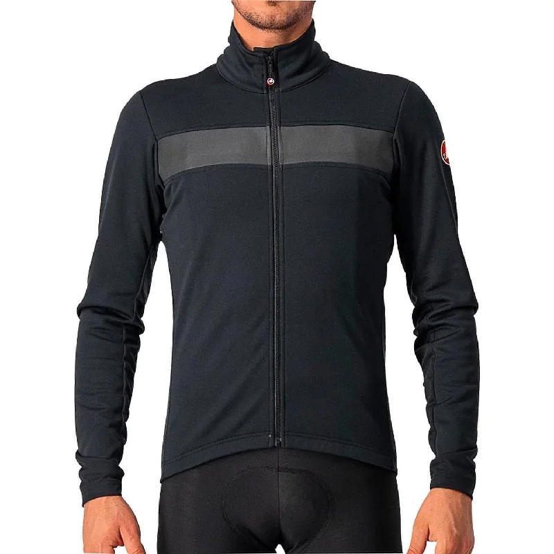 Castelli Raddoppia 3 Mens Cycling Jacket - Black Women's reversible jackets