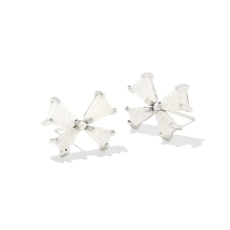 Kendra Scott | Blair Small Bow Studs in Iridescent Drusy