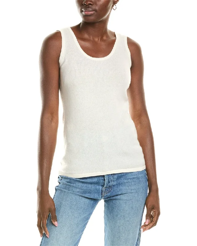 Sofiacashmere Luxe Cashmere Tank Affordable sweaters