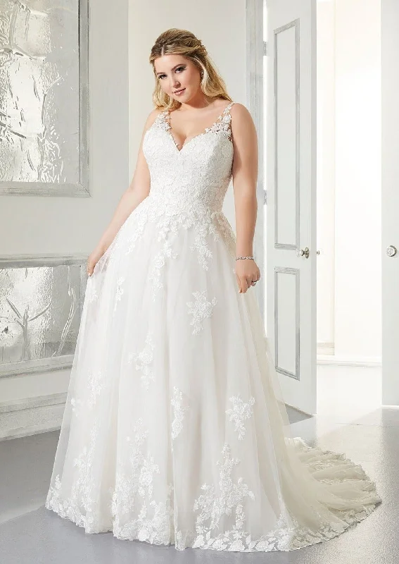 Julietta by Morilee Arlene Wedding Dress Elegant Satin Dress