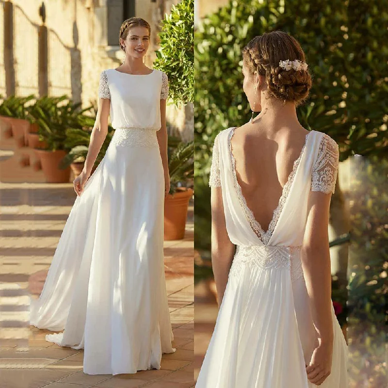 Modern Marvel Wedding Dress Chic Bridal Gown