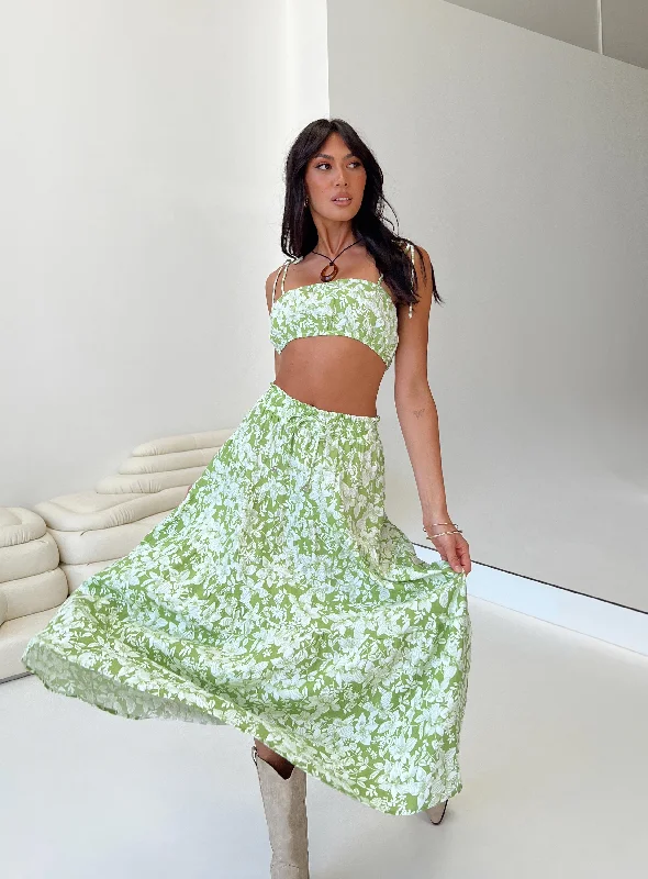 Leandro Set Green Summer unclassified skirts