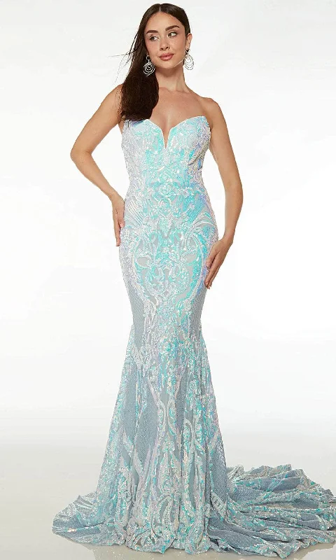 Alyce Paris 61648 - Sequin Strapless Prom Gown Minimalist party dresses