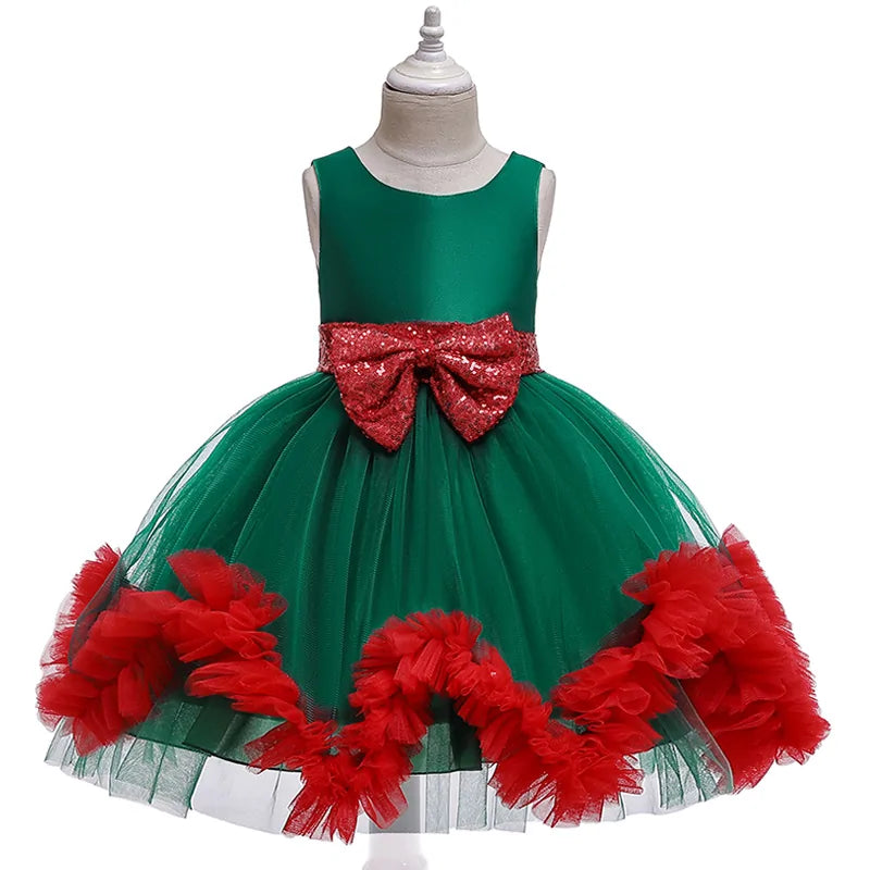 Christmas Dress For Girls Monochrome unclassified dresses