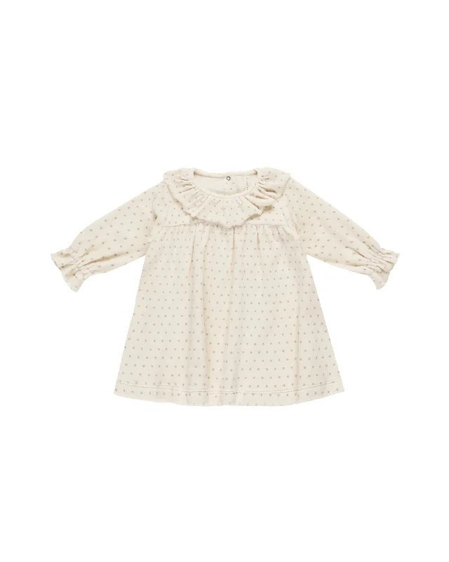 VELOUR BABY DRESS || POLKA DOT Long sleeve unclassified dresses