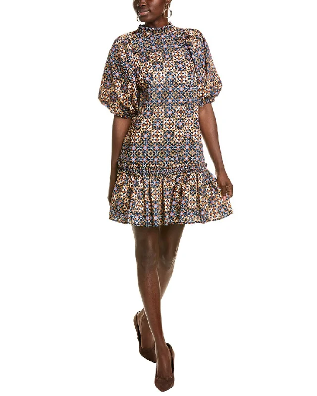 tyler böe Sammy Mosaic Mini Dress Sleek Mini Skirt