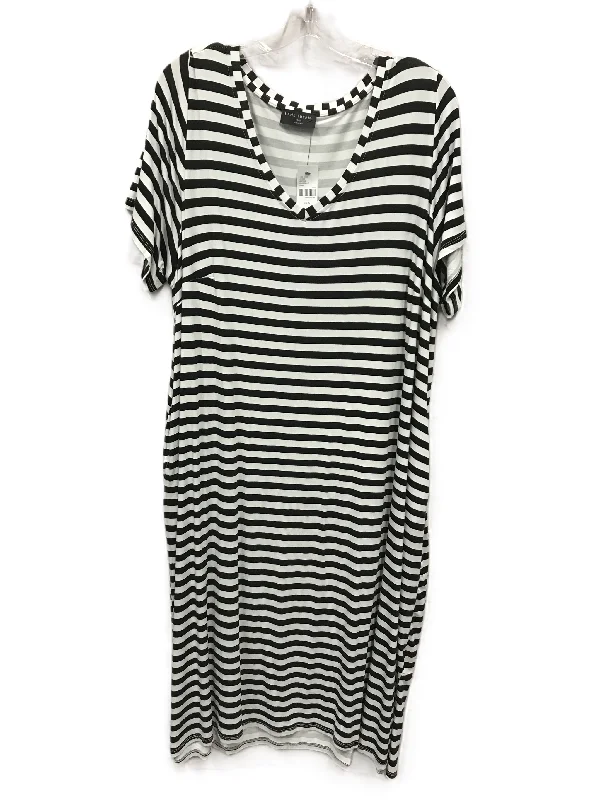 Black & White Dress Casual Maxi By Lane Bryant, Size: 2x High-Waisted Maxi Skirt