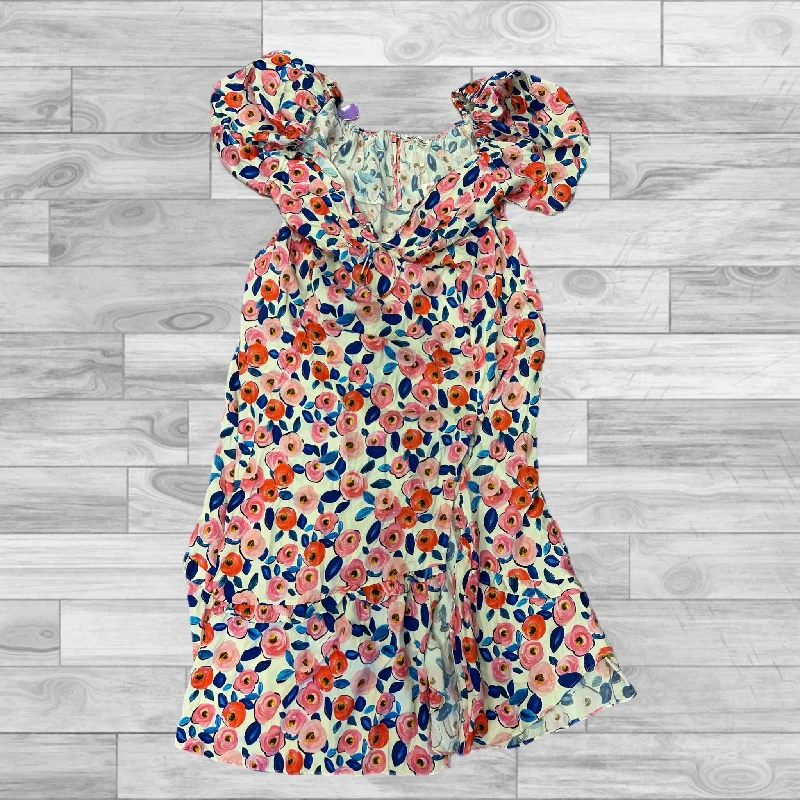 Floral Print Dress Casual Maxi For Love & Lemons, Size 2x Colorful Maxi Skirt