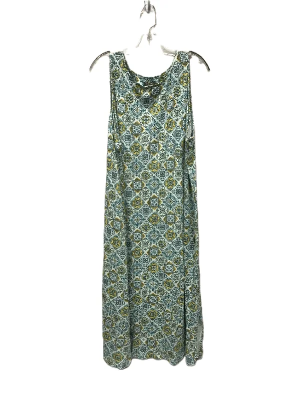 Green Dress Casual Maxi By Denim And Co Qvc, Size: 2x Button-down Maxi Skirt