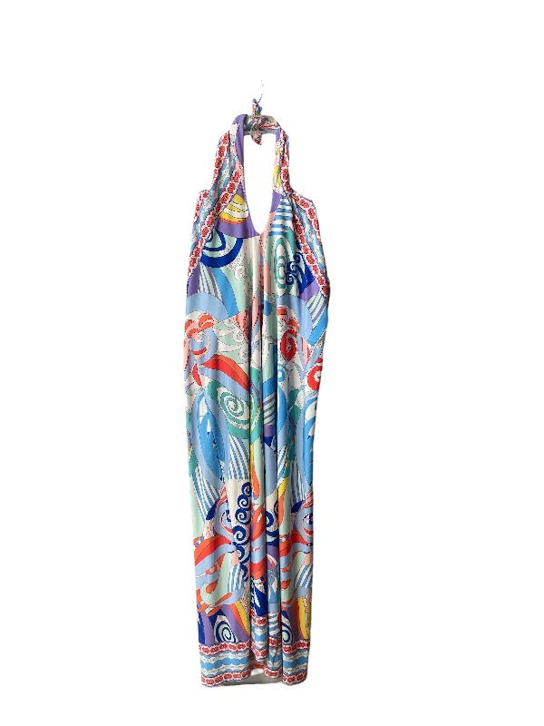 Multi-colored Dress Casual Maxi Venus, Size 3x V-neck Maxi Skirt