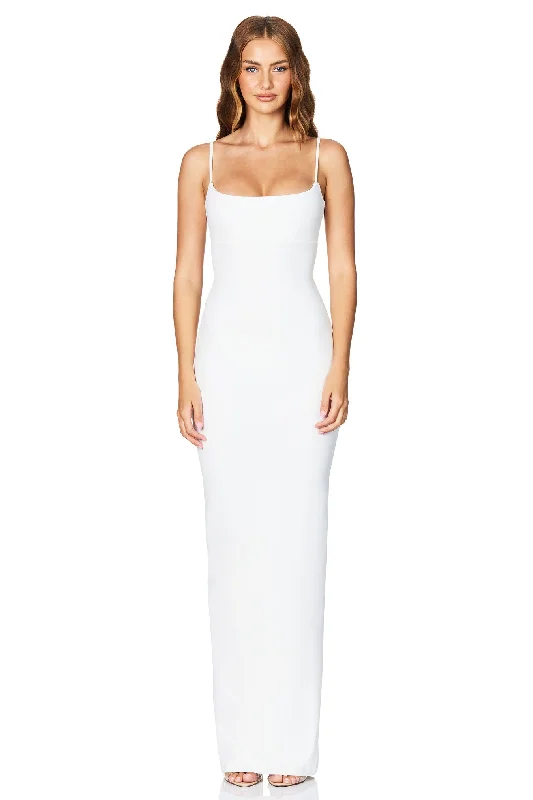 Nookie Bailey Maxi Dress - Ivory Casual Long Skirt