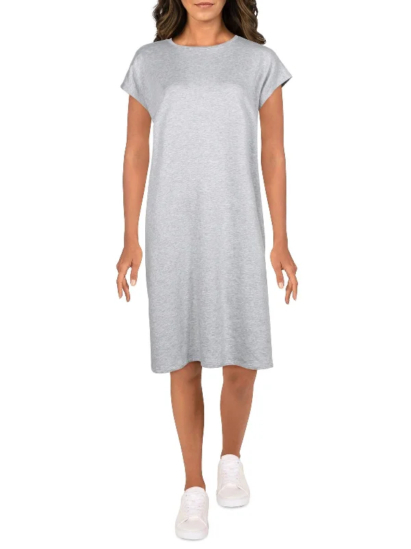 Womens Comfy Midi T-Shirt Dress Midi Skirt Trend